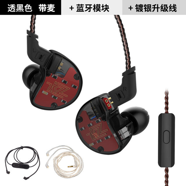 ZS10 Earphones 4BA+1 DD Hybrid In Ear Headphone HIFI Bass Headset DJ Monitor Earphone Earbuds KZ ZS6 AS10 ZST ES4 ED16 BA10 - Amzon World