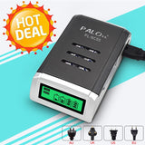 LCD Display With 4 Slots Smart Intelligent Battery Charger For AA / AAA NiCd NiMh Rechargeable Batteries - Amzon World
