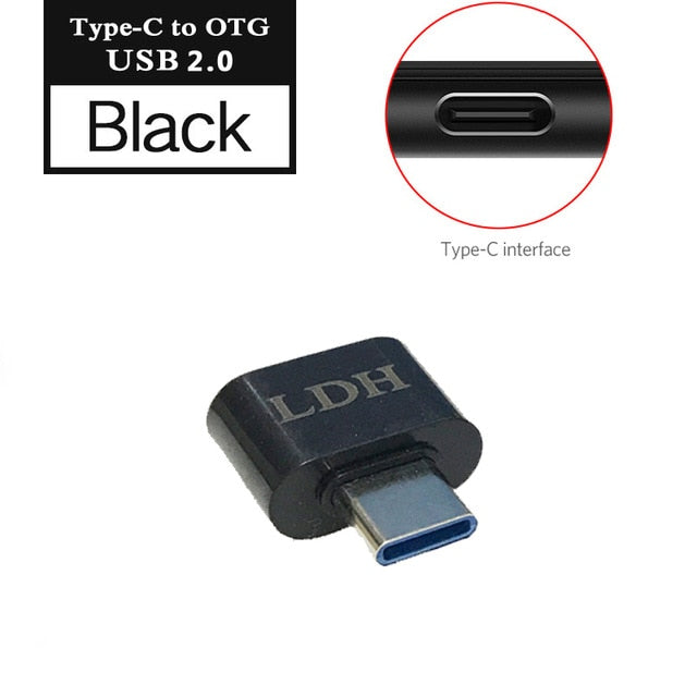 LDH Micro USB OTG to USB Type c otg adapter V8 Connector Converter for Samsung huawei ZTE xiaomi lenovo lg Android Type-c Typec - Amzon World