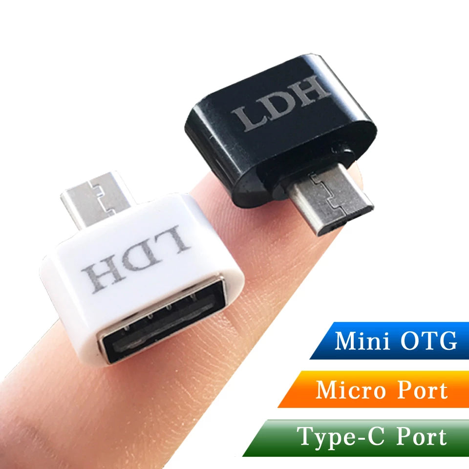 LDH Micro USB OTG to USB Type c otg adapter V8 Connector Converter for Samsung huawei ZTE xiaomi lenovo lg Android Type-c Typec - Amzon World