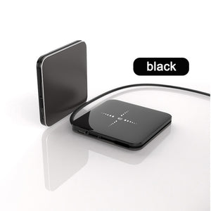 D72 LCD Mirror Screen Mini Power Bank 8000Mah Ultra-Thin Built-in 3In1 Cable  Wireless Charger Portable External Battery - Amzon World