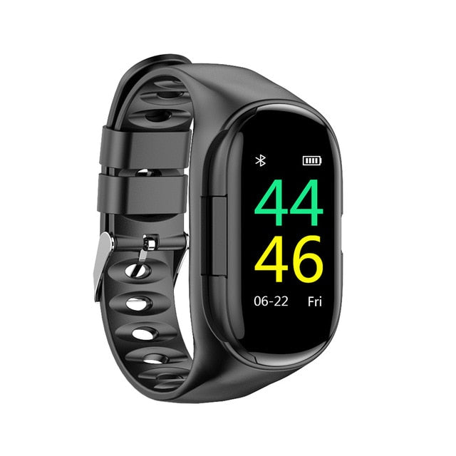 LEMFO M1 Newest AI Smart Watch With Bluetooth Earphone Heart Rate Monitor Smart Wristband Long Time Standby Sport Watch Men - Amzon World