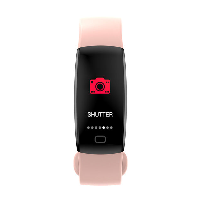 LUOKA F64 Smart Bracelet Fitness Tracker Wristband Blood Pressure Heart Rate Monitor With Pedometer Bracelet For Android IOS - Amzon World