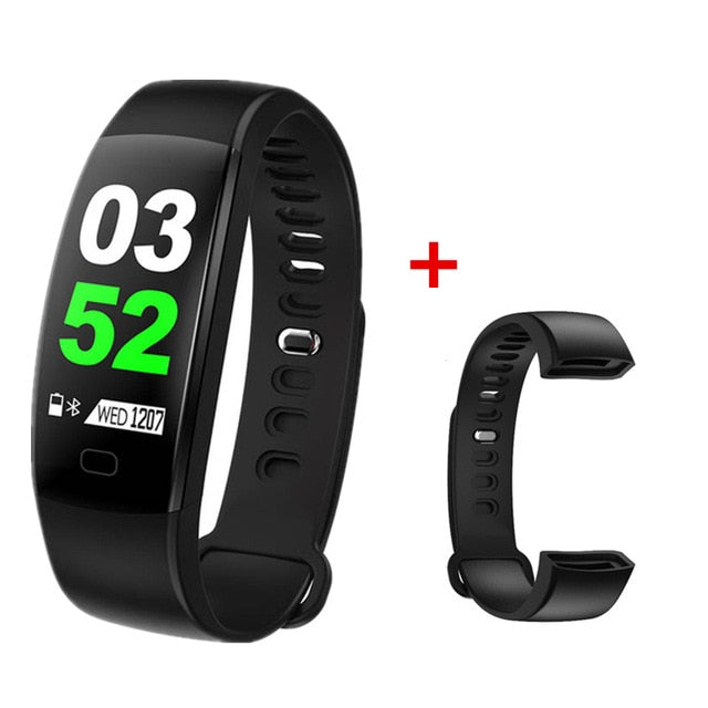 LUOKA F64 Smart Bracelet Fitness Tracker Wristband Blood Pressure Heart Rate Monitor With Pedometer Bracelet For Android IOS - Amzon World