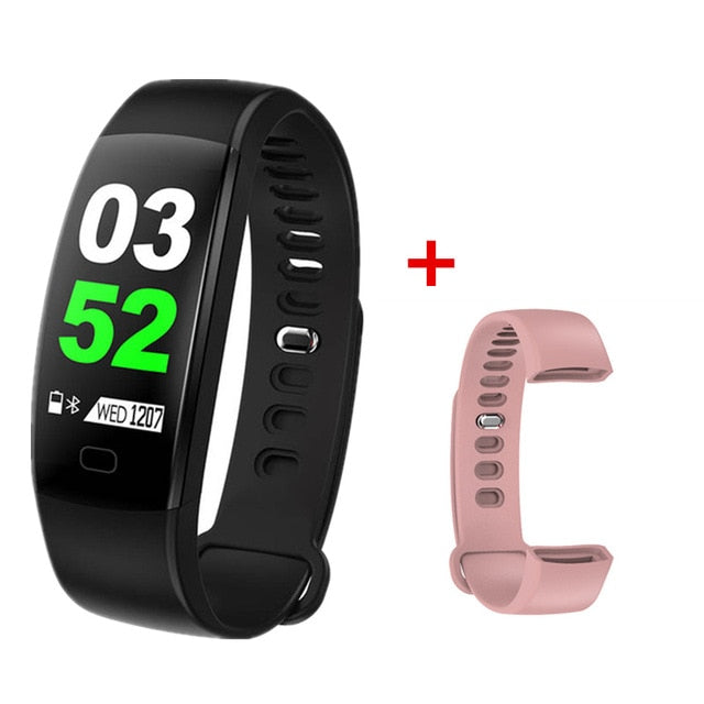 LUOKA F64 Smart Bracelet Fitness Tracker Wristband Blood Pressure Heart Rate Monitor With Pedometer Bracelet For Android IOS - Amzon World