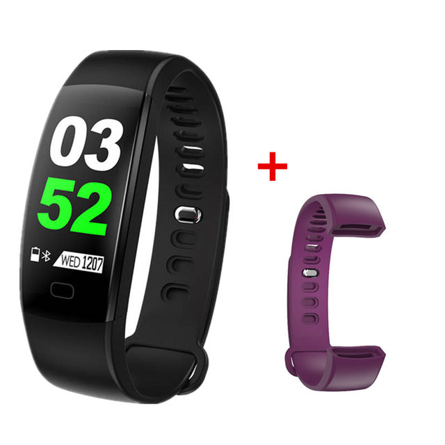 LUOKA F64 Smart Bracelet Fitness Tracker Wristband Blood Pressure Heart Rate Monitor With Pedometer Bracelet For Android IOS - Amzon World