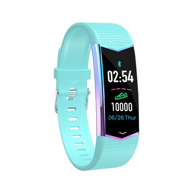 LUOKA Smart Bracelet Fitness Tracker Wristband Blood Pressure Heart Rate Monitor With Pedometer Sport Band for Men Women watch - Amzon World
