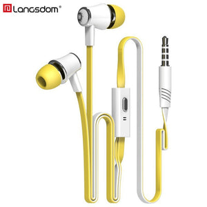 Langsdom Mijiaer JM21 In ear Earphones For Phone iPhone Huawei Xiaomi Headsets Wired Earphone Earbuds Earpiece fone de ouvido - Amzon World
