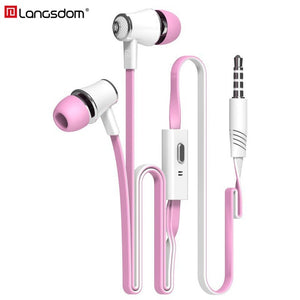 Langsdom Mijiaer JM21 In ear Earphones For Phone iPhone Huawei Xiaomi Headsets Wired Earphone Earbuds Earpiece fone de ouvido - Amzon World