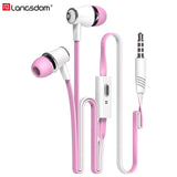 Langsdom Mijiaer JM21 In ear Earphones For Phone iPhone Huawei Xiaomi Headsets Wired Earphone Earbuds Earpiece fone de ouvido - Amzon World