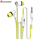 Langsdom Mijiaer JM21 In ear Earphones For Phone iPhone Huawei Xiaomi Headsets Wired Earphone Earbuds Earpiece fone de ouvido - Amzon World