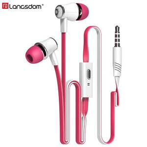 Langsdom Mijiaer JM21 In ear Earphones For Phone iPhone Huawei Xiaomi Headsets Wired Earphone Earbuds Earpiece fone de ouvido - Amzon World