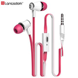 Langsdom Mijiaer JM21 In ear Earphones For Phone iPhone Huawei Xiaomi Headsets Wired Earphone Earbuds Earpiece fone de ouvido - Amzon World