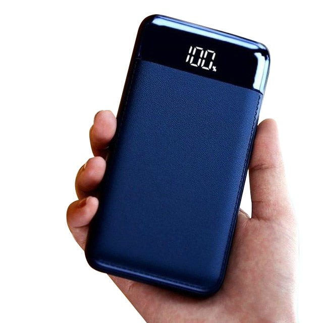 Lcd Charge Dual USB Power Bank 30000mah Powerbank Battery Charger  For xiaomi For iPhone X 8 7 6 huawei honor - Amzon World