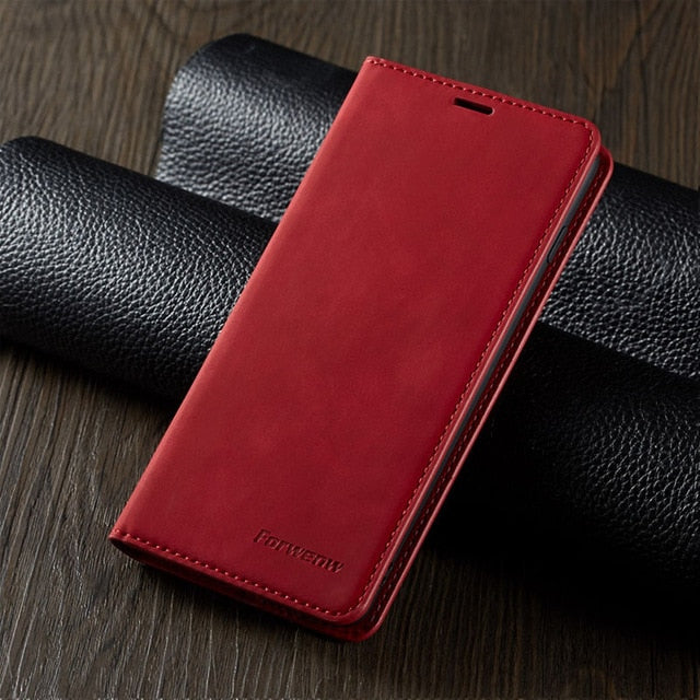 Leather Flip A50 A70 A40 A30 A20 A10 A51 A71 Case For Samsung S9 S8 S7 Edge S10 S20 Ultra Plus A7 A8 2018 Note 9 10 Magnet Cover - Amzon World