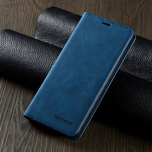 Leather Flip A50 A70 A40 A30 A20 A10 A51 A71 Case For Samsung S9 S8 S7 Edge S10 S20 Ultra Plus A7 A8 2018 Note 9 10 Magnet Cover - Amzon World