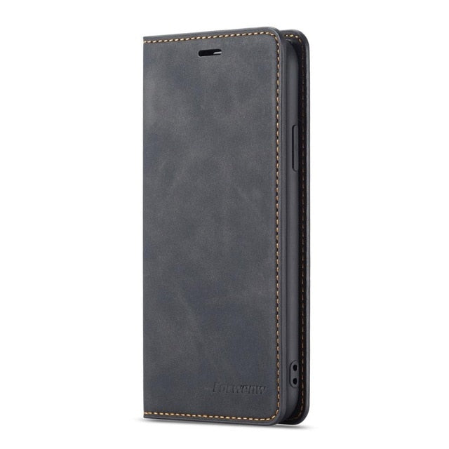 Leather wallet Phone Case For Samsung Galaxy S8 S9 S10 Plus S10 e A10 A20 A30 A40 A50 A60 A70 A80 A90 Cover Flip Case Coque etui - Amzon World