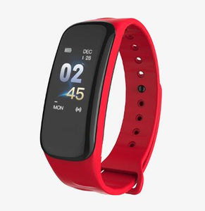 Lerbyee C1Plus Smart Band Blood Pressure Fitness Tracker Heart Rate Monitor Smart Bracelet Black Men Watch for Sport Climbing - Amzon World