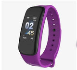 Lerbyee C1Plus Smart Bracelet Color Screen Blood Pressure Fitness Tracker Heart Rate Monitor Smart Band Sport for Android IOS - Amzon World