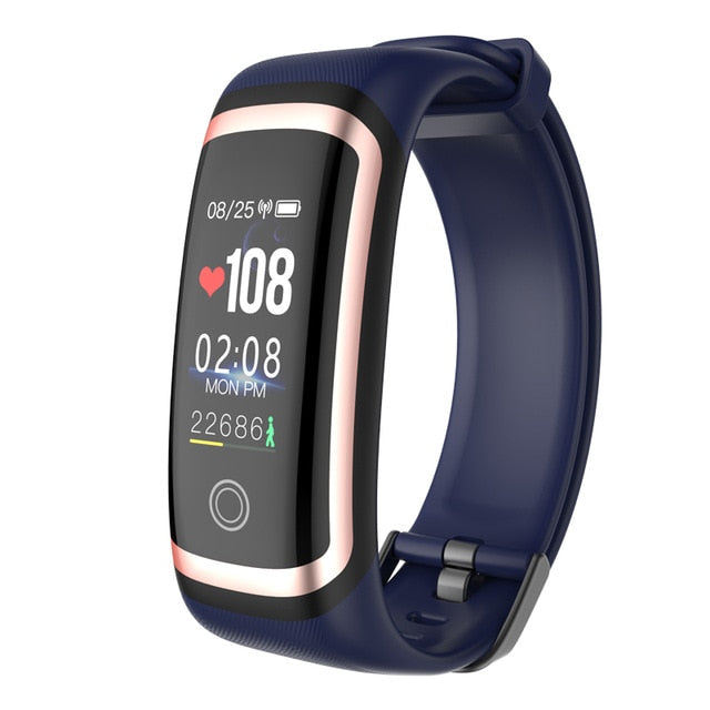 Lerbyee Fitness Tracker M4 Waterproof IP67 Blood Pressure Smart Bracelet Bluetooth Call Reminder Sport Wristband for iOS Android - Amzon World
