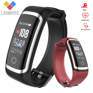 Lerbyee Fitness Tracker M4 Waterproof IP67 Blood Pressure Smart Bracelet Bluetooth Call Reminder Sport Wristband for iOS Android - Amzon World