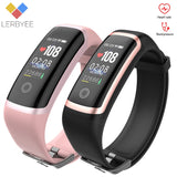 Lerbyee M4 Smart Bracelet Heart Rate Monitor Bluetooth Fitness Tracker Watch Calories Call Reminder Smart Band for Running Sport - Amzon World