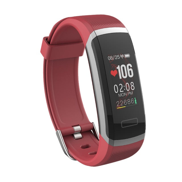 Lerbyee Smart Bracelet GT101 Color Screen Heart Rate Monitor Fitness Tracker Bluetooth Smart Band Black Men for iPhone 7 Huawei - Amzon World