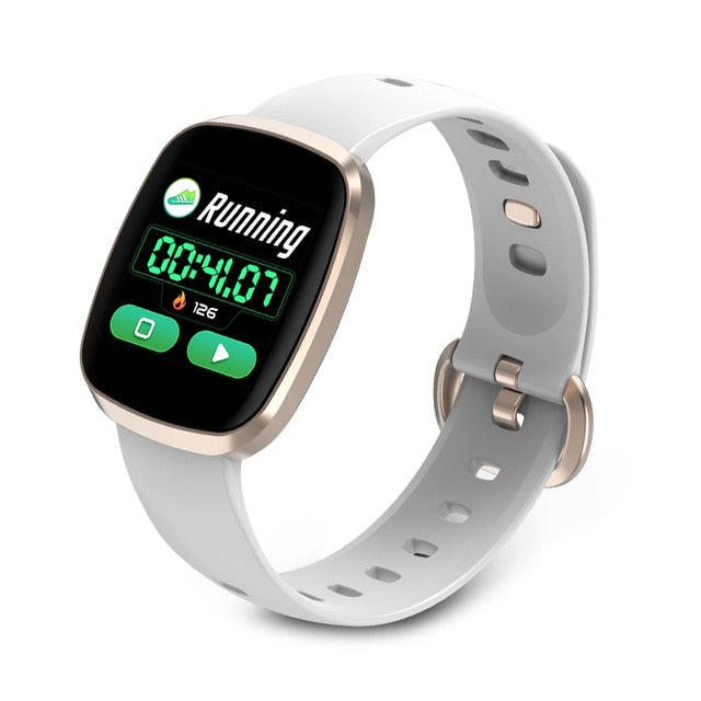 Lerbyee Smart Watch Waterproof GT103 Blood Pressure Fitness Tracker Sleep Monitor Music Control Full Screen Touch for iPhone - Amzon World