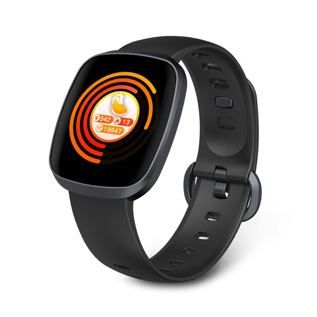 Lerbyee Smart Watch Waterproof GT103 Blood Pressure Fitness Tracker Sleep Monitor Music Control Full Screen Touch for iPhone - Amzon World