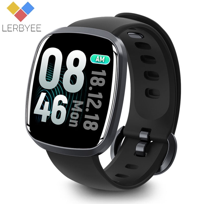 Lerbyee Smart Watch Waterproof GT103 Blood Pressure Fitness Tracker Sleep Monitor Music Control Full Screen Touch for iPhone - Amzon World