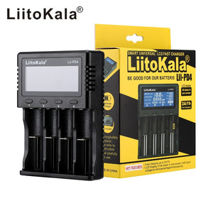 LiitoKala Lii-PD4 Lii-PL4 S1 S2 S4 battery Charger for 18650 26650 21700 18350 AA AAA 3.7V/3.2V/1.2V/1.5V lithium NiMH battery - Amzon World