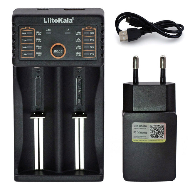 LiitoKala Lii-PD4 Lii-S6 Lii500s battery Charger for 18650 26650 21700 18350 AA AAA 3.7V/3.2V/1.2V/1.5V lithium NiMH battery - Amzon World