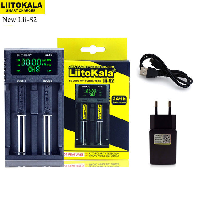 LiitoKala Lii-PD4 Lii-S6 Lii500s battery Charger for 18650 26650 21700 18350 AA AAA 3.7V/3.2V/1.2V/1.5V lithium NiMH battery - Amzon World