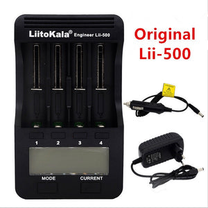 LiitoKala  lii-500 LCD 3.7V 1.2V 18650 26650 16340 14500 10440 18500 Battery Charger ,100% original LiitoKala factory lii500 - Amzon World