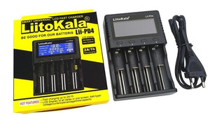 Liitokala Lii-100 Lii-202 Lii-402 Lii-PD4 LCD Battery Charger, Charging 18650 3.7V 18350 26650 18350 NiMH Lithium Battery - Amzon World