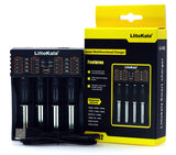 Liitokala Lii-100 Lii-202 Lii-402 Lii-PD4 LCD Battery Charger, Charging 18650 3.7V 18350 26650 18350 NiMH Lithium Battery - Amzon World