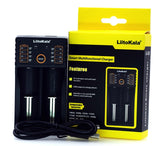 Liitokala Lii-402 Lii-202 100 18650 charger 1.2V 3.7V 3.2V 3.85V AA / AAA 26650 10440 16340 NiMH lithium battery smart charger - Amzon World