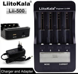Liitokala Lii-500 Lii-402 battery charger Lii-202 Lii-100 Lii-400 18650 charger for 26650 21700 18650 18350 14500 AA AAA battery - Amzon World