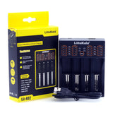 Liitokala Lii-500 Lii-402 battery charger Lii-202 Lii-100 Lii-400 18650 charger for 26650 21700 18650 18350 14500 AA AAA battery - Amzon World