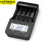 Liitokala Lii-500 Lii-402 battery charger Lii-202 Lii-100 Lii-400 18650 charger for 26650 21700 18650 18350 14500 AA AAA battery - Amzon World