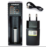 Liitokala Lii402 Lii202 Lii100 LiiS1 18650 Charger 1.2V 3.7V 3.2V AA/AAA 26650 NiMH li-ion battery Smart Charger 5V 2A EU Plug - Amzon World