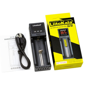 Liitokala Lii402 Lii202 Lii100 LiiS1 18650 Charger 1.2V 3.7V 3.2V AA/AAA 26650 NiMH li-ion battery Smart Charger 5V 2A EU Plug - Amzon World