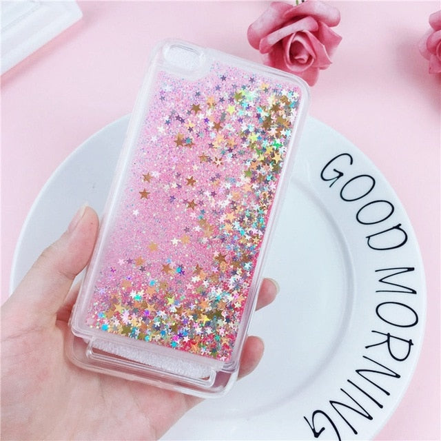 Liquid Case on sFor Xiaomi Redmi 6A Case for Coque Xiomi Xiaomi Redmi 6 6A 5A 4A 4X Cases Glitter Silicone Soft Back Cover Etui - Amzon World