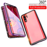 Luxury 360 Full Protection Magnetic Adsorption Phone Case For Huawei P30 Pro Metal Bumper Clear Glass Cover Case For P 30 Pro - Amzon World
