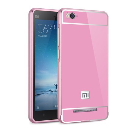 Luxury Aluminum For xiaomi redmi 4A Phone case Metal Frame Acrylic Mirror Back Cover Hongmi 4a For Xiaomi Redmi 4A Case 5.0 inch - Amzon World
