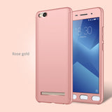 Luxury Aluminum For xiaomi redmi 4A Phone case Metal Frame Acrylic Mirror Back Cover Hongmi 4a For Xiaomi Redmi 4A Case 5.0 inch - Amzon World
