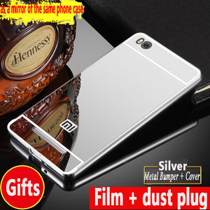 Luxury Aluminum For xiaomi redmi 4A Phone case Metal Frame Acrylic Mirror Back Cover Hongmi 4a For Xiaomi Redmi 4A Case 5.0 inch - Amzon World