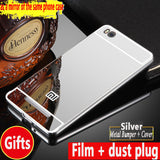 Luxury Aluminum For xiaomi redmi 4A Phone case Metal Frame Acrylic Mirror Back Cover Hongmi 4a For Xiaomi Redmi 4A Case 5.0 inch - Amzon World