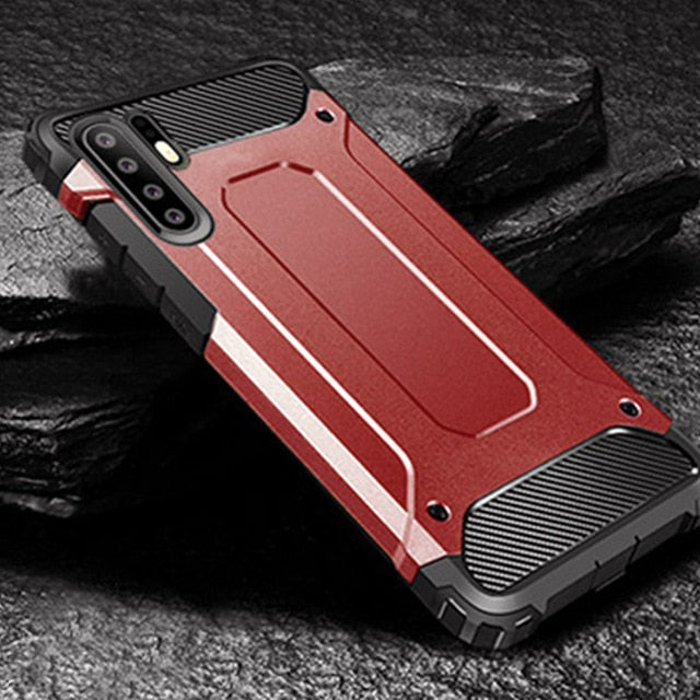 Luxury Armor Shockproof Case On The For Huawei P20 Lite P30 Pro Silicone Bumper Case Cover For Huawei P30 Lite P20 Pro Soft Case - Amzon World