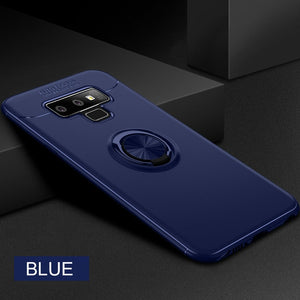 Luxury Bracket Ring Shockproof Case For Samsung Galaxy S8 S9 PLus Full Cover For Samsung Note 8 9 TPU Soft Silicone Holder Cases - Amzon World